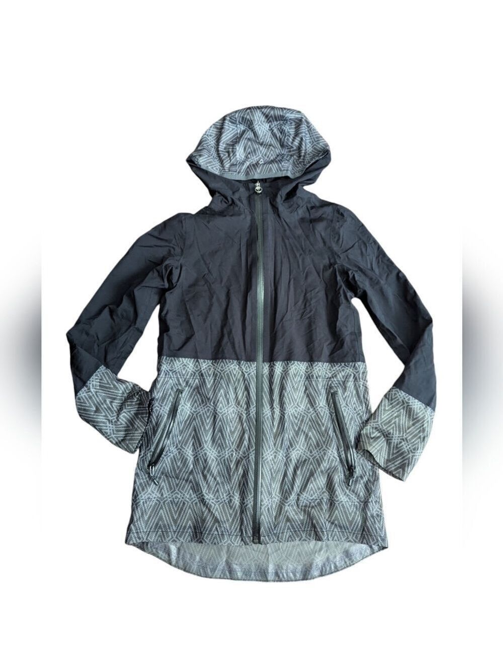 Ivivva -Lululemon Mesh With The Rain Waterproof Jacket Hooded - Picture 3 of 10